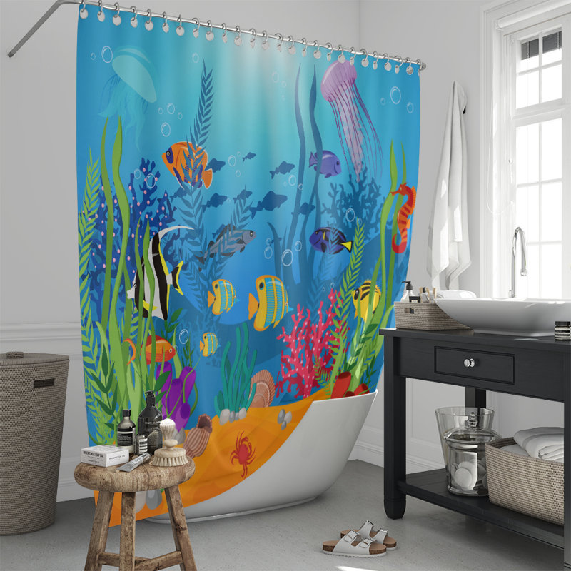 Rideau de douche simple Stalter, H 83 po x l 70 po