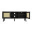 Craven Cane TV Unit in Black