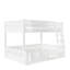 Lit superposé double au-dessus de grand lit double en bois massif avec panneau perforé et bibliothèque-1802978368-1802978374