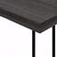 Table d'appoint en forme de C grise avec base en métal noir-115211795-115211794