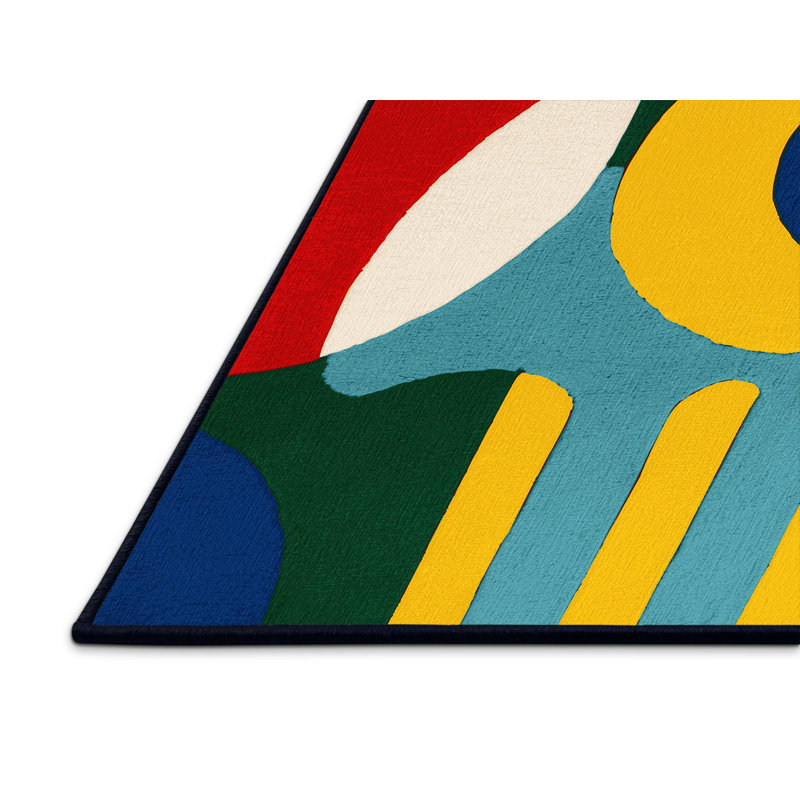 Poppy Stomp Rug, Square 7'