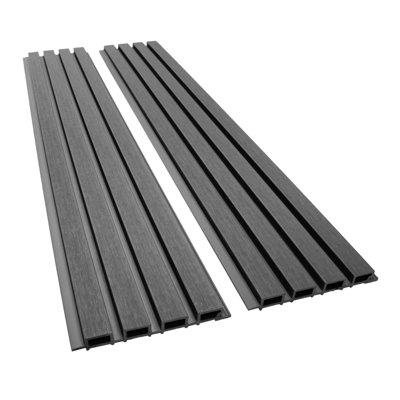 Panneau de revêtement en composite pour l'extérieur de 106 po x 8,5 po, résistant aux intempéries et aux rayons UV (ensemble de 2)