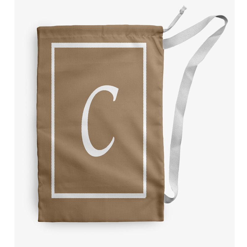 Sac à linge Monogram, Moyen (H 36 po x l 28 po), Brun