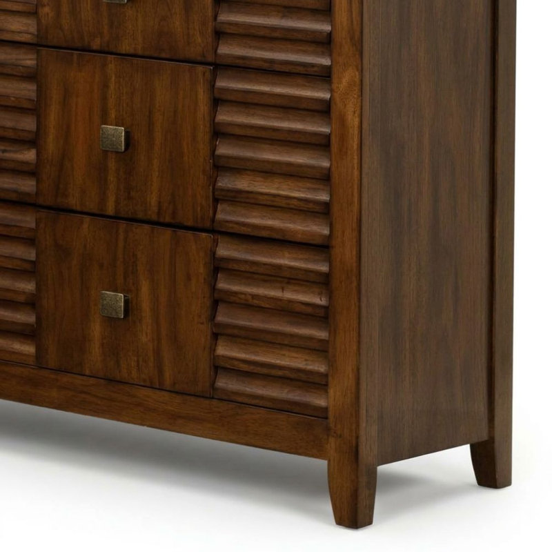 6 tiroirs 60 po Quinn Commode noyer