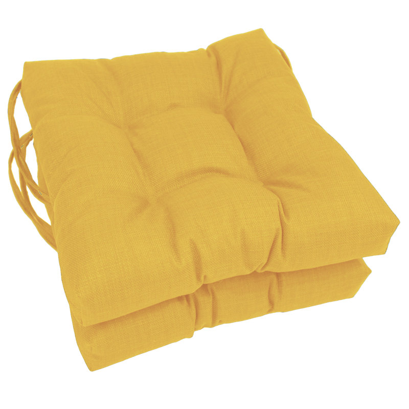 Outdoor 3.5'' Seat Cushion, Lemon