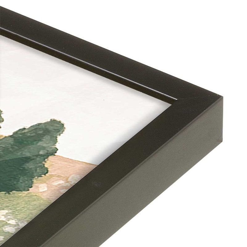 «Guide To Walking Trails» par MOSLA, reproduction d'art sur toile, 16" H x 12" W, Black