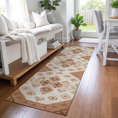 Machine Washable Indoor/Outdoor Chantille ACN2565 Global Rug