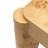 Loon Peak Jakus Maple Burl 46" Coffee Table with Wood Modern Design for Living Room Centerpiece