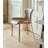 Italian Simple Saddle Leather Ironwork Backrest Dining Chair