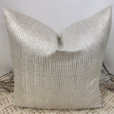 Abstract Ivory Square Cushion Cover