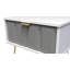 Allem 1 Drawer Bedside Cabinet (Ready Assembled)-1414202845