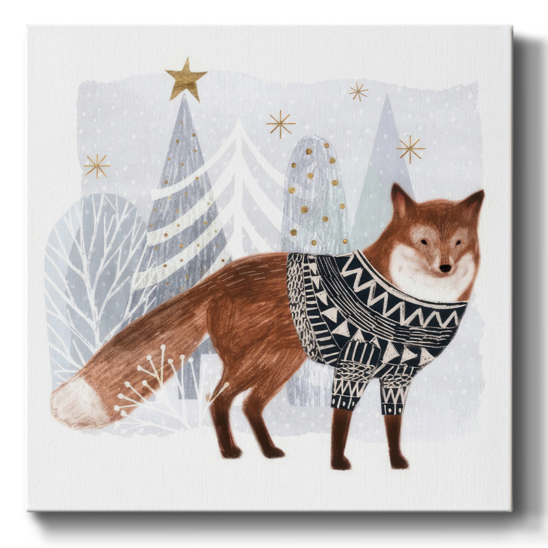 Cozy Woodland Animal I, H 40 po x l 40 po x P 1,5 po
