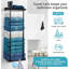 Porte-serviettes mural moderne pour salle de bain - Porte-serviettes de bain compact avec revêtement antirouille - Décoration de salle de bain élégante pour spas, maisons et appartements