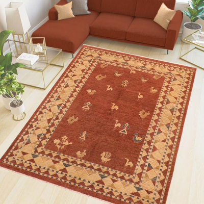 Ezra Wool Oriental Indoor Rug