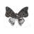 Stylish Butterfly Figurine Crafted from Wood, Glass, and Mango Wood with Intricate Mosaic Design for Elegant Decorative Accent-333485448-333485451
