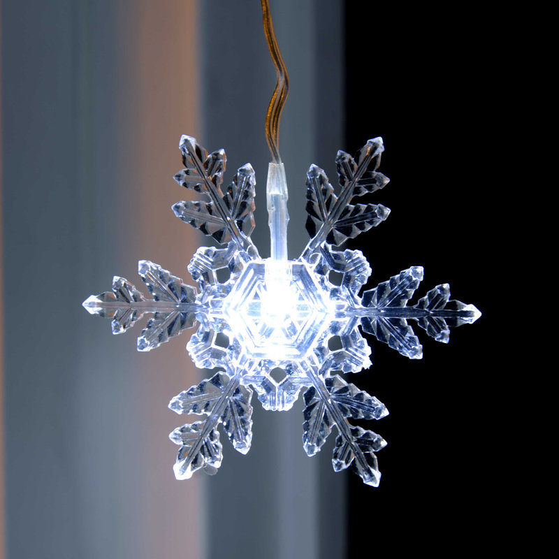Snowflake Indoor / Outdoor Net Lights, White