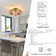 Mattawan 19.6"- 4 Light 7 Blade Caged Ceiling Fan with Remote Control and Light Kit Included