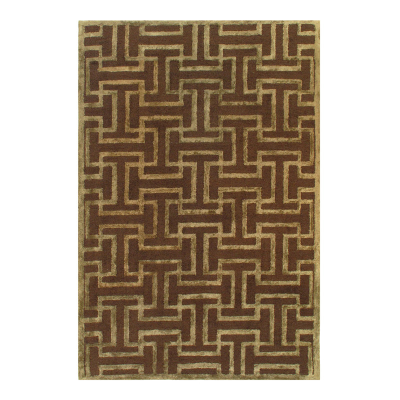 Wool Geometric Area Rug