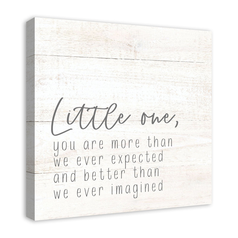 Art sur toile little one O'Toole, H 24 po x l 24 po x P 1,25 po