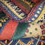 Aryiel Oriental Area Rug in Green