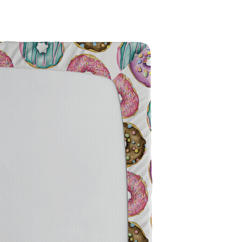 Multicolore drap-housse Ambesonne Donuts, Drap-housse de taille très grand