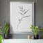 Impression florale sur toile Iii-342750455-342750454