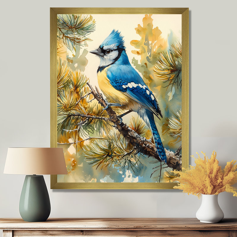 Bellinger - animaux, art mural, H 32 po x l 16 po, Reproduction encadrée d'une seule photo, Doré