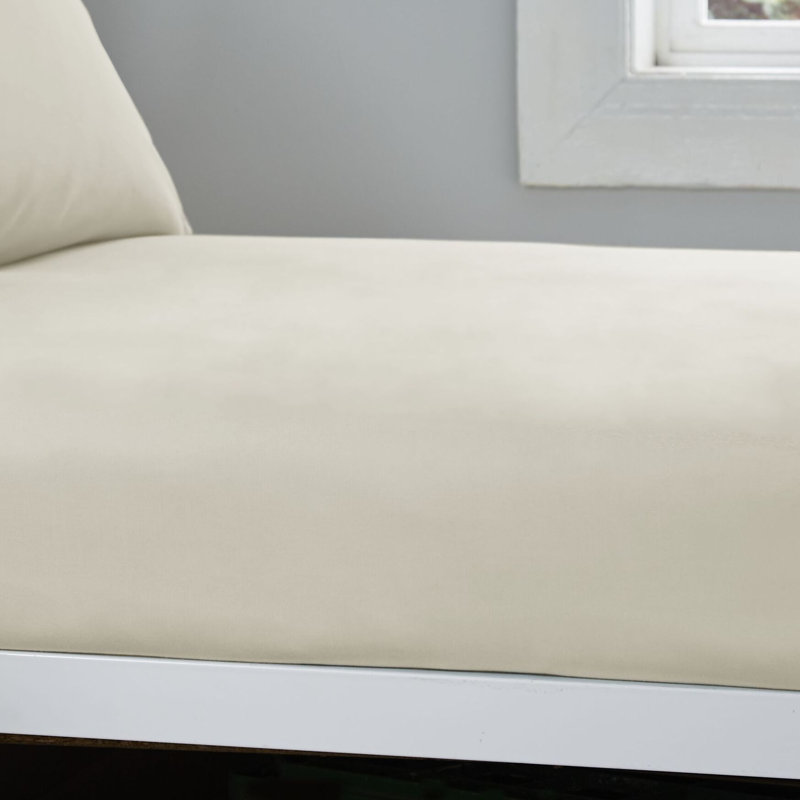 Fitted Sheet, Single, Cream