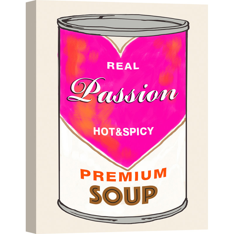 Passion Soup by Carlos Beyon - No Frame Print on Canvas, 80cm H x 60cm W x 4cm D