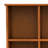 Draper 57"W Solid Hardwood Storage Console Table with 8 Cube Storage