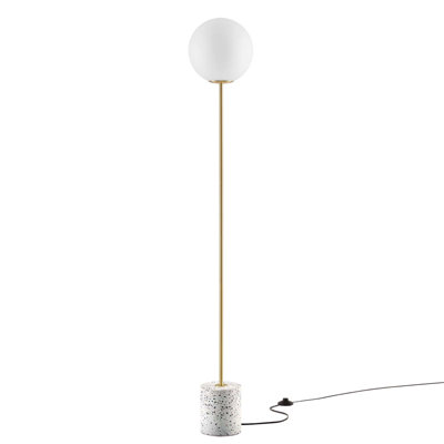 Lampe sur pied Logic Terrazzo par Modway