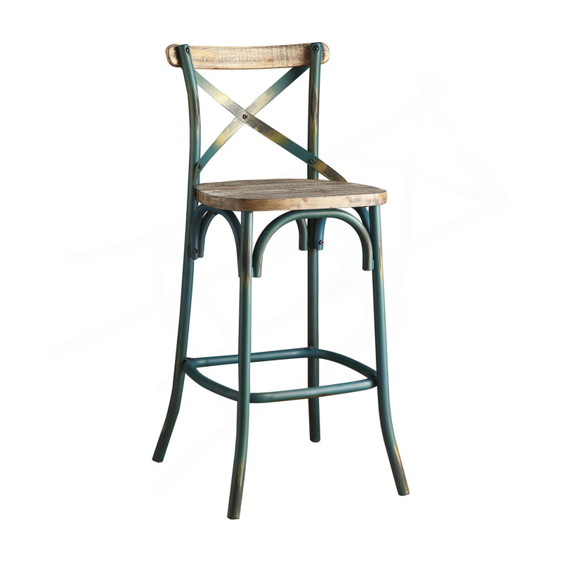 Mobilier de salle à manger de style bar en bois antique, Noir