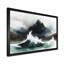 Paysage de montagnes orageuses III - paysage mural, salon-72752113-72752126