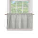 Sample Solid Textured Tier Window Curtain