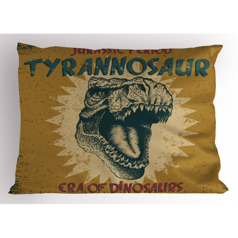 Dino Polyester Sham Set, Queen