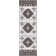  Dulcet Rodrigo Southwestern Medallion Grey Area Rug