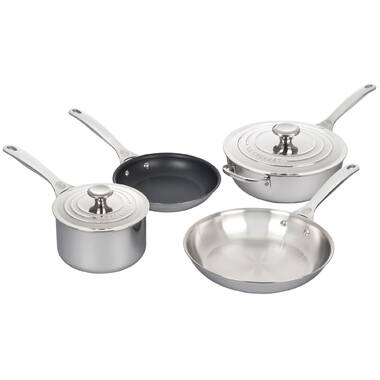 Cristel Strate 18/10 Stainless Steel 13 Piece Cookware Set With Removable  Handles : Target