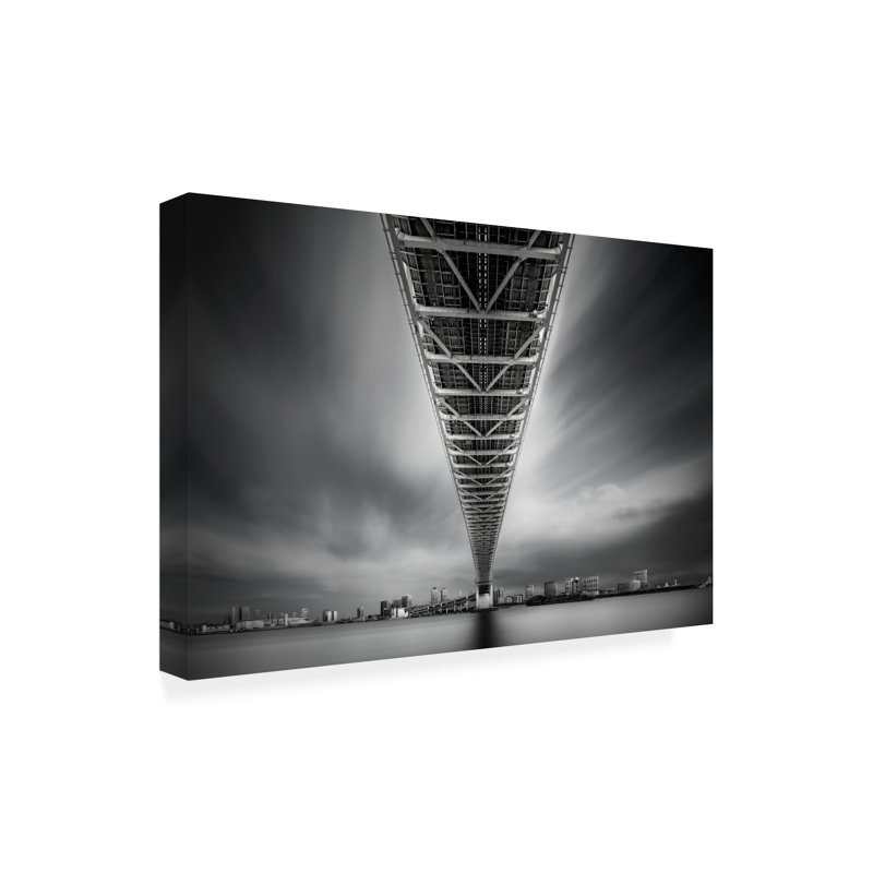 Art sur toile Akira TAKAUE Rainbow Bridge, H 30 po x l 47 po
