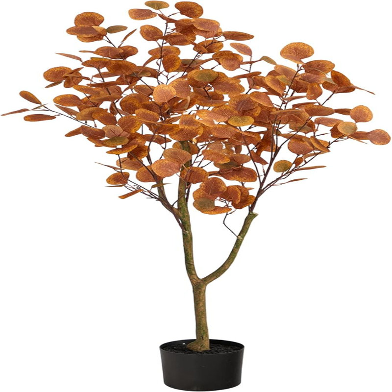 Nearly Natural 4Ft. Autumn Eucalyptus Artificial Tree