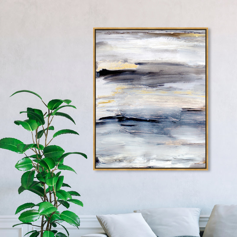 Pacific Waves Painting, Wrapped Canvas, 20" H x 16" W