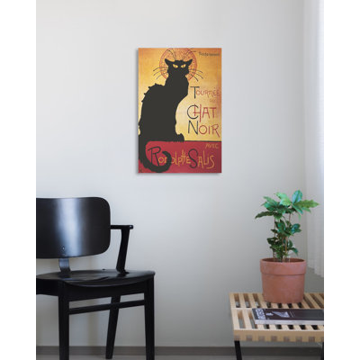 " The Black Cat - Tournee Du Chat Noir Avec Rodolphe Salis " Graphic Art Print