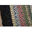 Colorful Antique Modernist American Folk Art Braided Round Room Size Rug