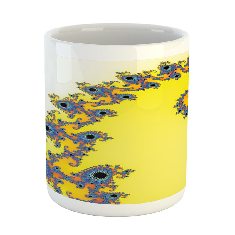 Grande tasse à café fractale