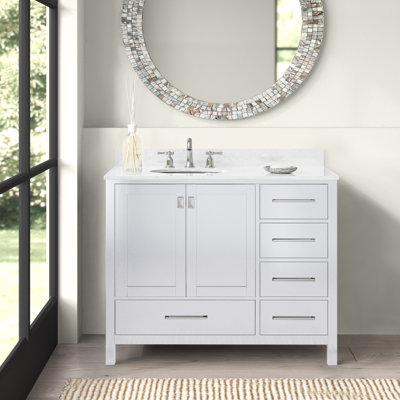 Irene 42'' Single Bathroom Vanity with Top