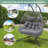 Burhans 2 Person Swing Chair with Stand-550627397