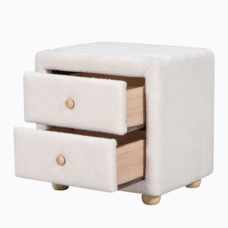 Table de chevet Desislava, Beige