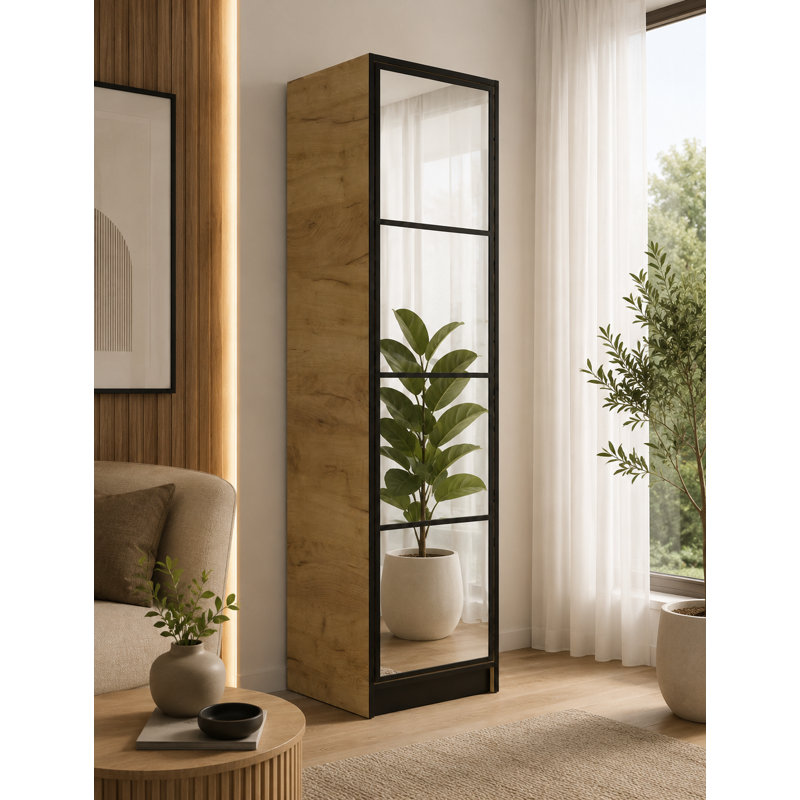 Wardrobe, Natural/Black