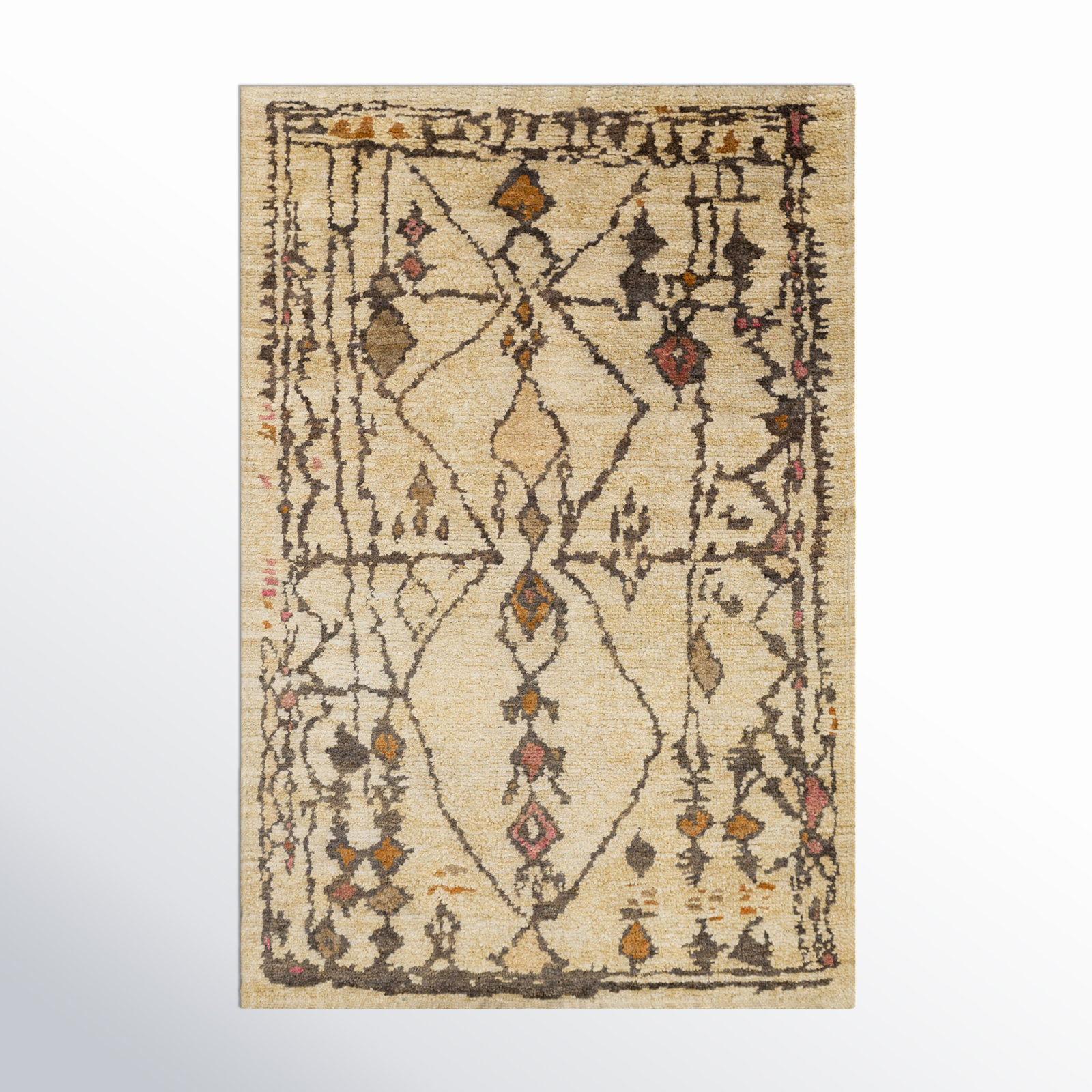 Semele Handmade Jute / Sisal Rug, Rectangle 4' x 6'