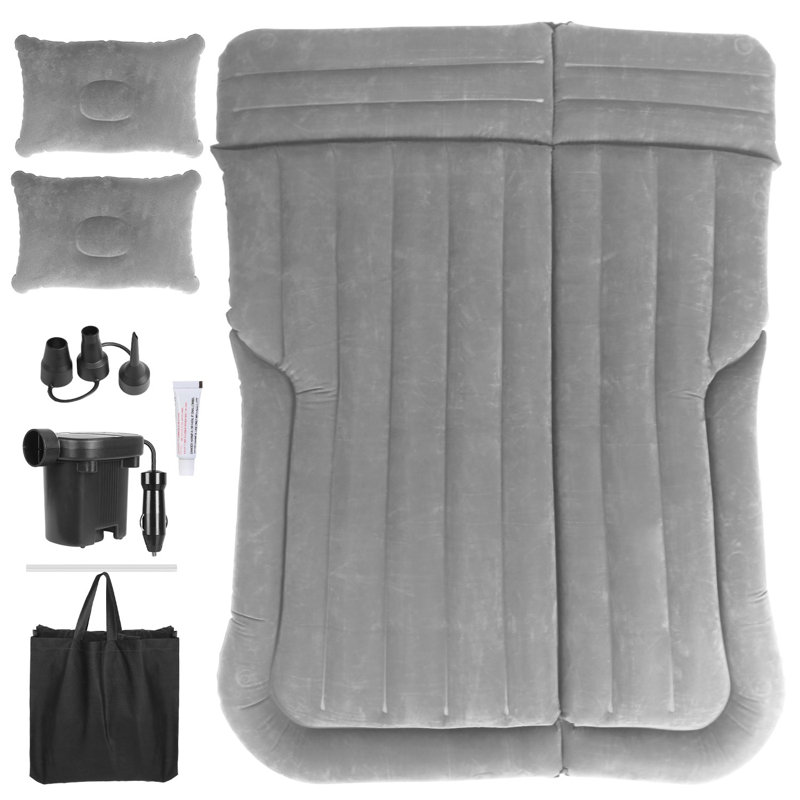 Matelas gonflable Emeliana 4,92 po, Gris