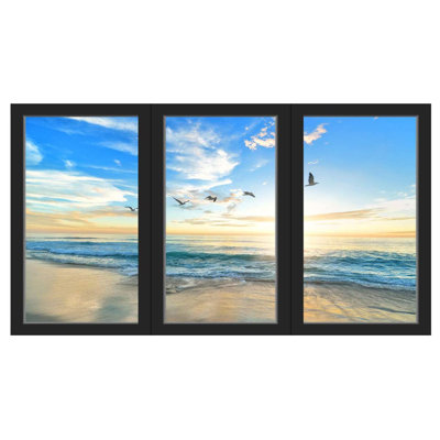 Nautical & Beach Non-Wall Damaging Wall Decal